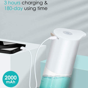 Distributeur automatique de savon avec Batterie rechargeable (2 pièces)
